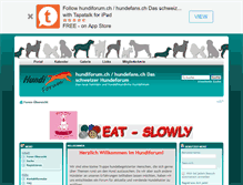 Tablet Screenshot of hundiforum.ch